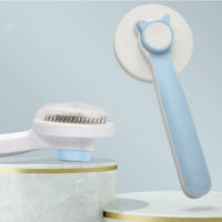 HKM-396371 Gentle Pet Cat Grooming Comb for Easy Hair Removal and De-shedding