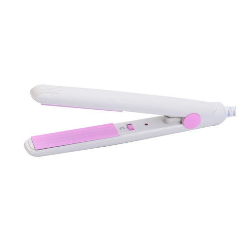 KTX-289747 Mini Splint Curling Iron - Tourmaline Ceramic, 15mm Diameter, 200°C Temperature Range, Wet and Dry Use