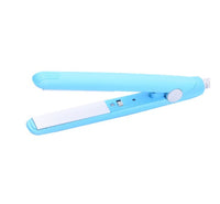 HKM-289747 Mini Splint Curling Iron - Tourmaline Ceramic, 15mm Diameter, 200°C Temperature Range, Wet and Dry Use