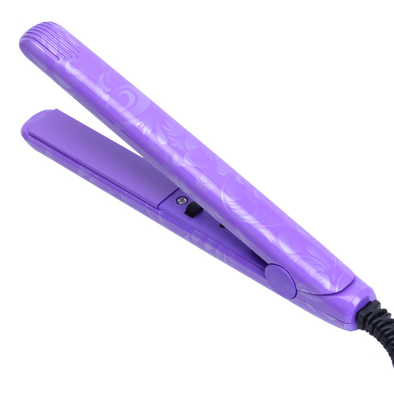 KTX-289747 Mini Splint Curling Iron - Tourmaline Ceramic, 15mm Diameter, 200°C Temperature Range, Wet and Dry Use