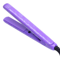 HKM-289747 Mini Splint Curling Iron - Tourmaline Ceramic, 15mm Diameter, 200°C Temperature Range, Wet and Dry Use