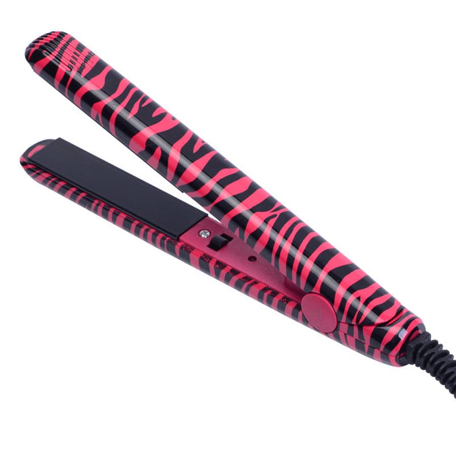 KTX-289747 Mini Splint Curling Iron - Tourmaline Ceramic, 15mm Diameter, 200°C Temperature Range, Wet and Dry Use