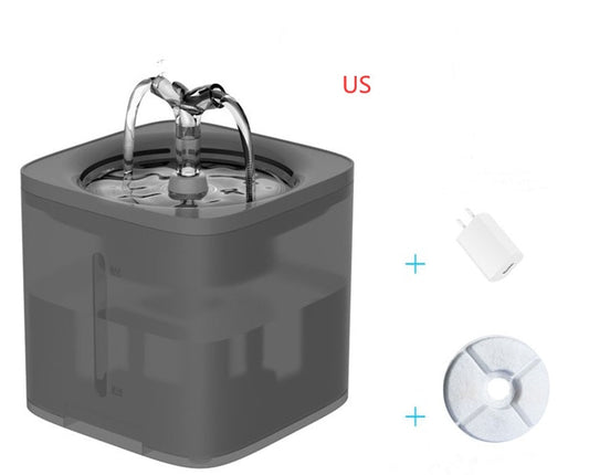 HKM-112915 Automatic Pet Drinking Fountain for Cats and Dogs - 2L Capacity, USB Powered, Multiple Color Options