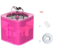 HKM-112915 Automatic Pet Drinking Fountain for Cats and Dogs - 2L Capacity, USB Powered, Multiple Color Options