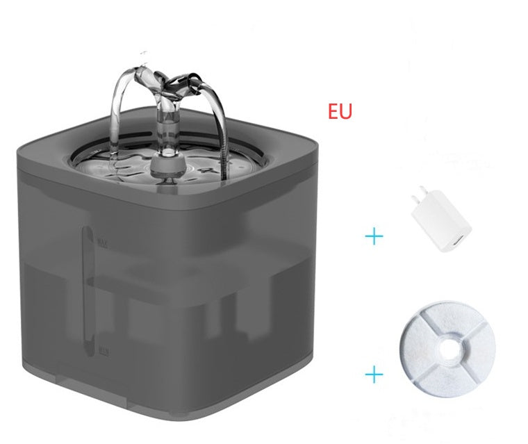 HKM-112915 Automatic Pet Drinking Fountain for Cats and Dogs - 2L Capacity, USB Powered, Multiple Color Options