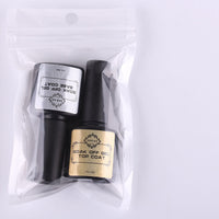 HKM-616275 Milky and Pink Polygel Nail Kit with Fast Crystal Extension Glue - 30ml, Lasts 45 Days