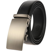 HKM-857235 Automatic Buckle Men's Belt - Stylish and Durable Casual Accessory
