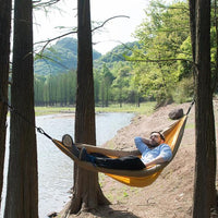 HKM-545683 Double Camping Hammock with Anti-Rollover Design for Enhanced Stability