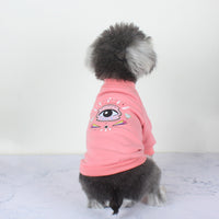 HKM-259859 Cozy Velvet Cotton Sweaters for Dogs - Casual Style for Pugs, Teddies, and Schnauzers in Pink and Black