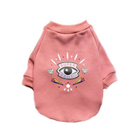 HKM-259859 Cozy Velvet Cotton Sweaters for Dogs - Casual Style for Pugs, Teddies, and Schnauzers in Pink and Black