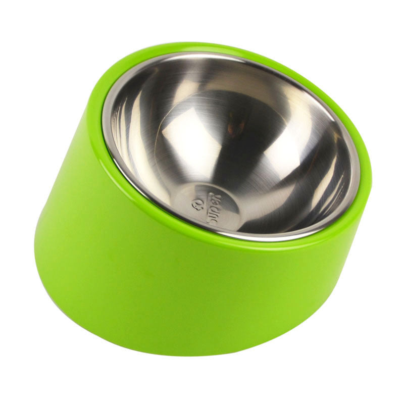 HKM-979539 Oblique Mouth Cat Food Bowl - Stylish and Functional Pet Dining Solution