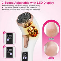 HKM-384531 17-Piece Electric Foot Callus Remover Set for Smooth and Soft Feet
