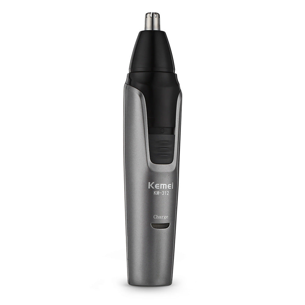 HKM-219027 3-in-1 Nose Hair Trimmer and Sideburn Grooming Tool in Light Grey