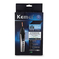 HKM-219027 3-in-1 Nose Hair Trimmer and Sideburn Grooming Tool in Light Grey