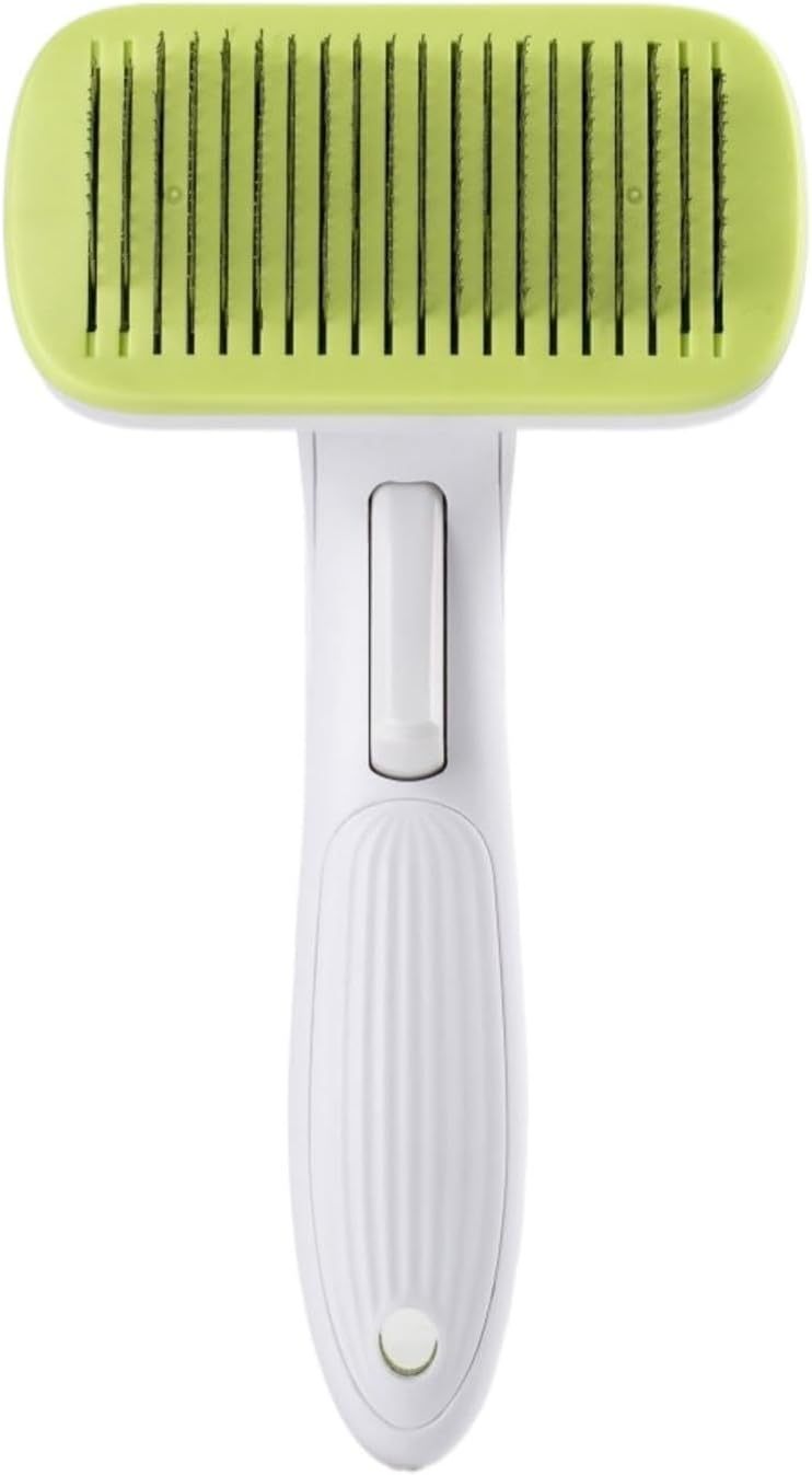 HKM-735251 Automatic Hair Removal Pet Comb for Dogs and Cats - One Click Cleaning Needle Design, Universal Grip, Size 10.7*19.5cm