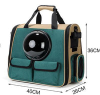 HKM-333907 Pet Backpack Carrier for Dogs and Cats - Travel-Friendly Space Bag