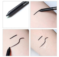 HKM-620307 Black Waterproof Eyeliner Pen with Pencil Sharpener - Makeup Tool for Precision Application