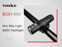 HKM-613843 Rechargeable Bicycle Headlight with Adjustable Brightness and Long Battery Life