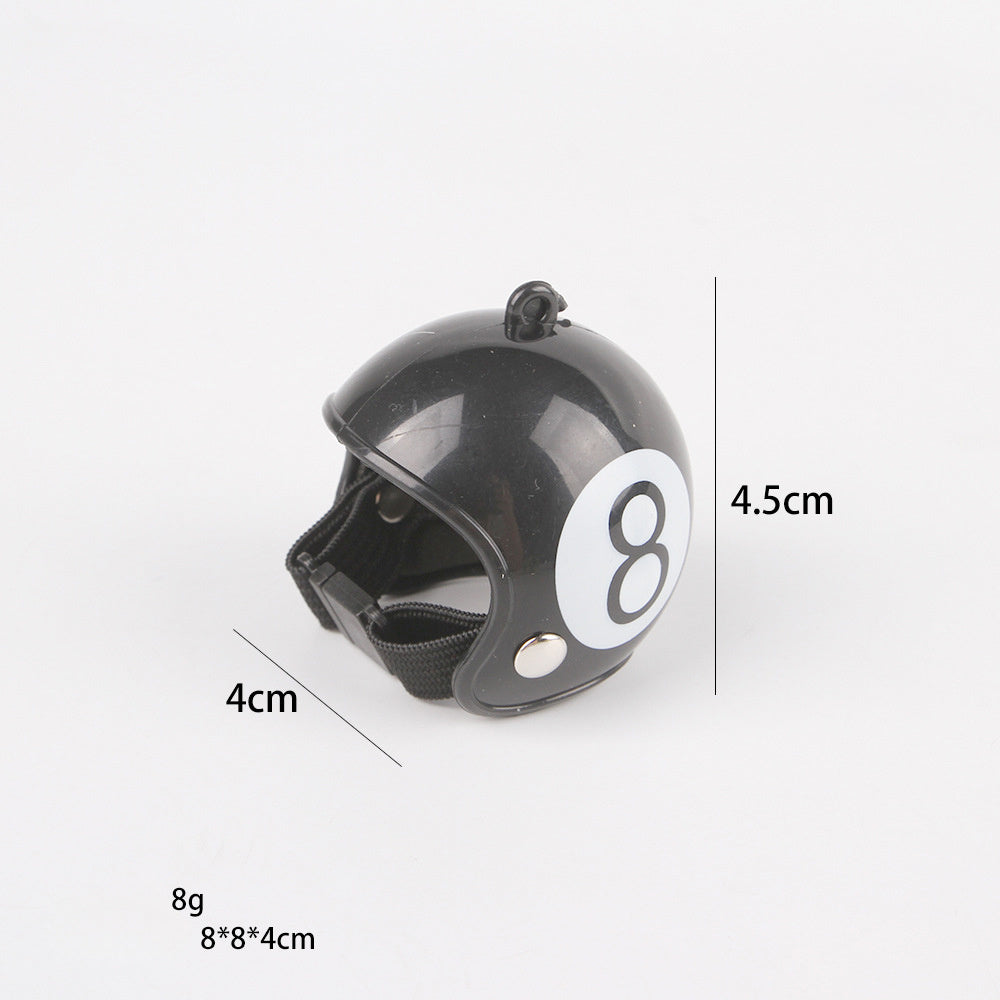 HKM-341523 Adjustable Pet Helmet for Small Birds and Chickens ¨C Protective Headwear for Sunny and Rainy Days