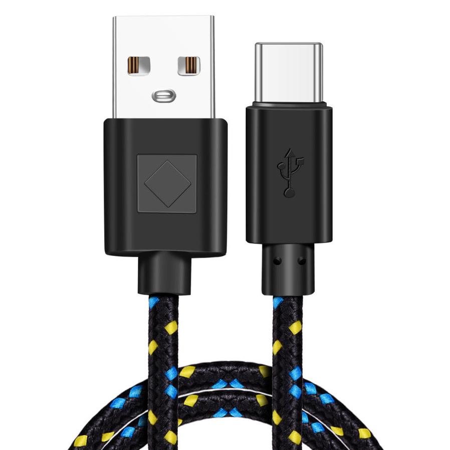 KTX-840467 Nylon Braided USB Type-C Data Cable for Fast Charging and Data Transfer