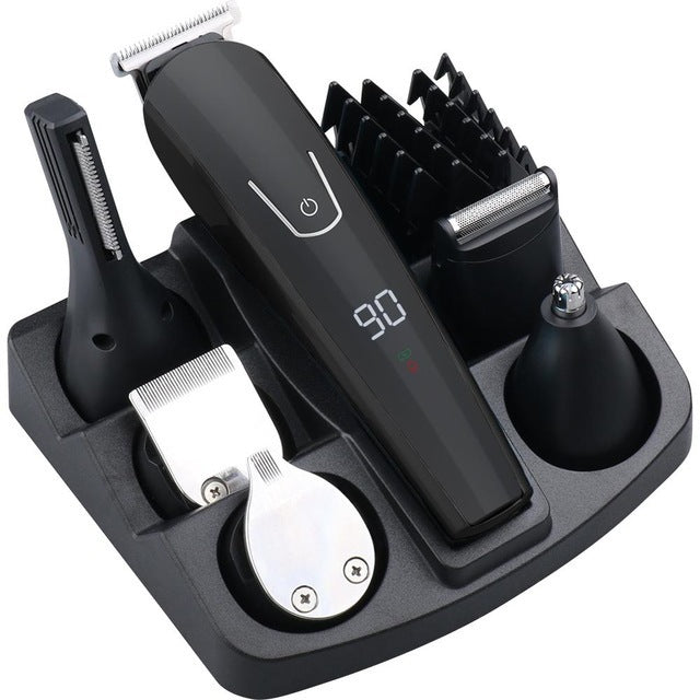 HKM-855123 Electric Hair Clipper and Shaver with USB Charging and Push Button Control