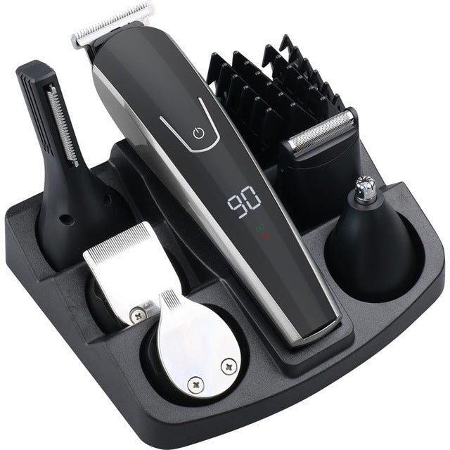 HKM-855123 Electric Hair Clipper and Shaver with USB Charging and Push Button Control