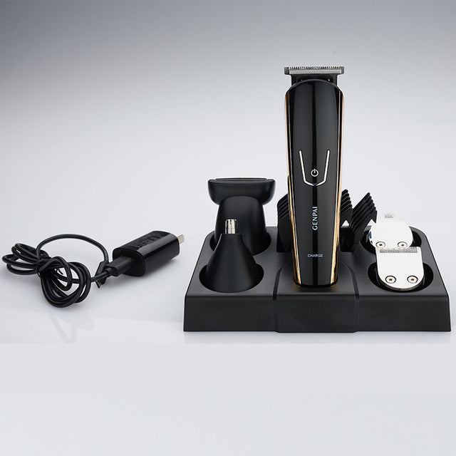 HKM-855123 Electric Hair Clipper and Shaver with USB Charging and Push Button Control