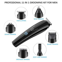 HKM-855123 Electric Hair Clipper and Shaver with USB Charging and Push Button Control