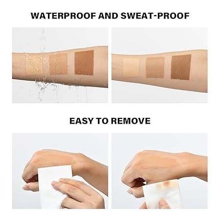 HKM-864339 Waterproof Body Makeup Cream for Legs – Matte Finish, Conceals Tattoos and Varicose Veins, 100 ml