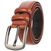 HKM-245843 Luxury Leather Belts for Men - Adjustable Strap with Classic Design