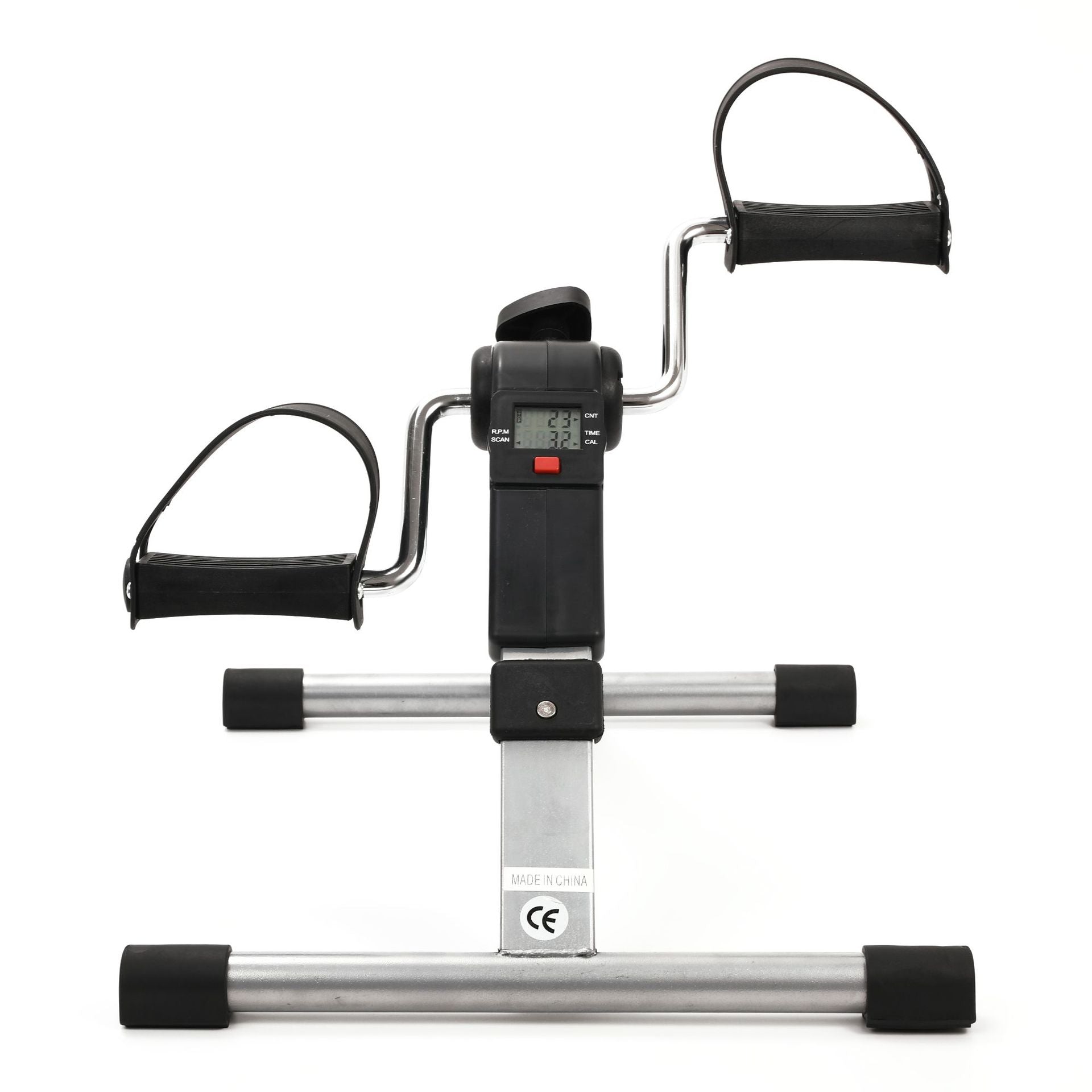 HKM-316627 Compact Folding Indoor Cycling Stepper with LCD Display and Adjustable Resistance