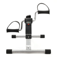 HKM-316627 Compact Folding Indoor Cycling Stepper with LCD Display and Adjustable Resistance