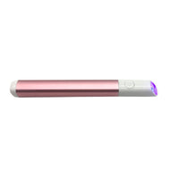 HKM-773139 Blue Light Acne Treatment Pen - Silver and Pink, Compact Design for Effective Acne Removal