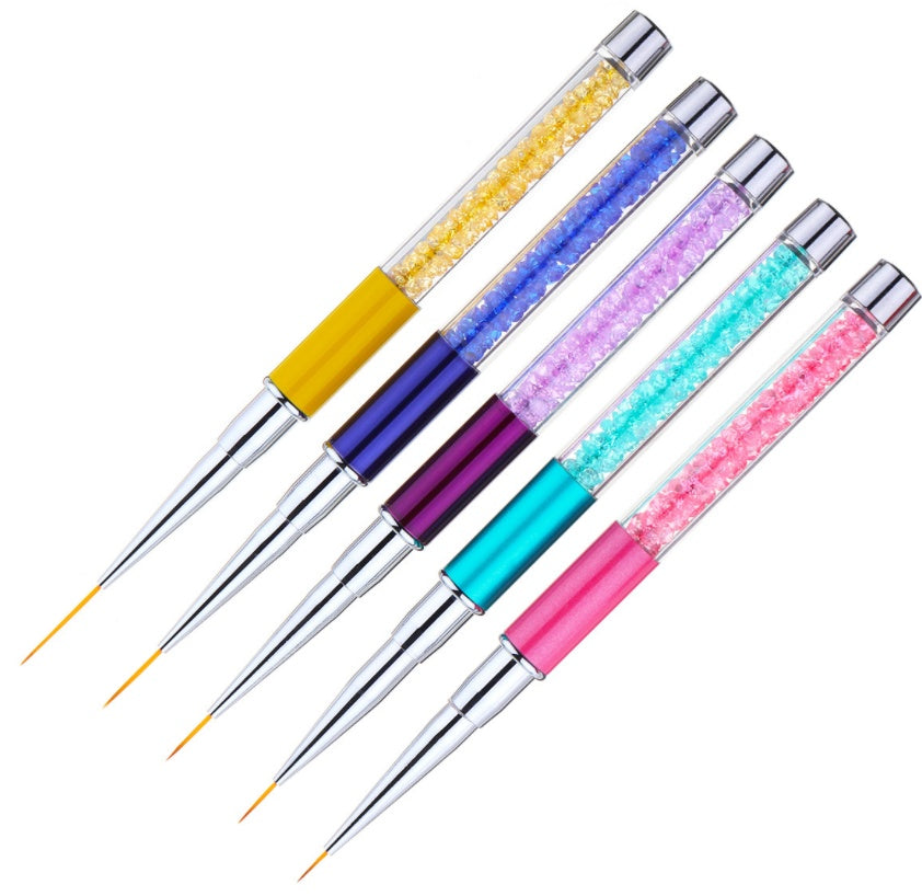 HKM-329107 Acrylic Nail Art Liner Brush for French Lines - Various Sizes Available