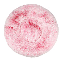 HKM-003091 Cozy Tie-Dye Plush Cat Nest for Winter Comfort - Available in Multiple Sizes