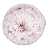 HKM-003091 Cozy Tie-Dye Plush Cat Nest for Winter Comfort - Available in Multiple Sizes
