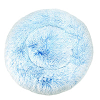 HKM-003091 Cozy Tie-Dye Plush Cat Nest for Winter Comfort - Available in Multiple Sizes