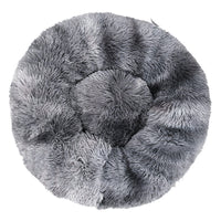 HKM-003091 Cozy Tie-Dye Plush Cat Nest for Winter Comfort - Available in Multiple Sizes