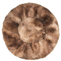 HKM-003091 Cozy Tie-Dye Plush Cat Nest for Winter Comfort - Available in Multiple Sizes