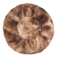 HKM-003091 Cozy Tie-Dye Plush Cat Nest for Winter Comfort - Available in Multiple Sizes
