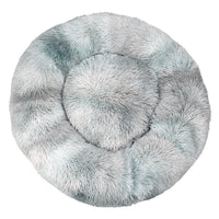 HKM-003091 Cozy Tie-Dye Plush Cat Nest for Winter Comfort - Available in Multiple Sizes