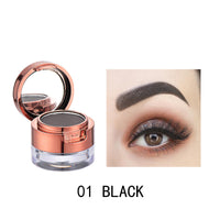 HKM-764883 Double Layer Waterproof Eyebrow Powder Set - 6 Multicolor Options for Perfect Modification