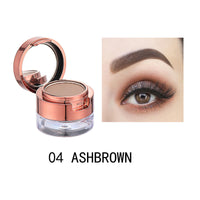 HKM-764883 Double Layer Waterproof Eyebrow Powder Set - 6 Multicolor Options for Perfect Modification
