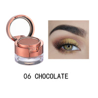 HKM-764883 Double Layer Waterproof Eyebrow Powder Set - 6 Multicolor Options for Perfect Modification
