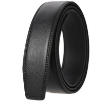 HKM-851475 Men's Two-Layer Leather Belt with Automatic Buckle, Model LY35-118