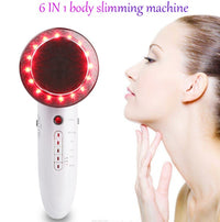 HKM-903059 6-in-1 Ultrasonic EMS LED Cavitation and Galvanic Therapy Device for Body Slimming and Skin Renewal