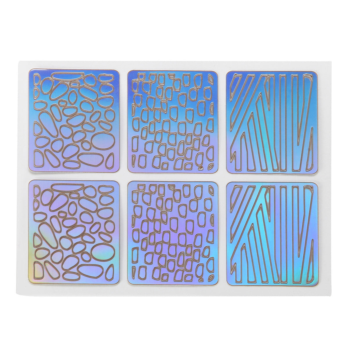 HKM-491795 Hollow Nail Art Printing Stickers for Creative Designs