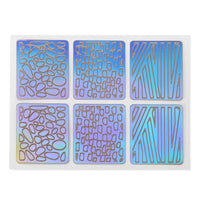 HKM-491795 Hollow Nail Art Printing Stickers for Creative Designs