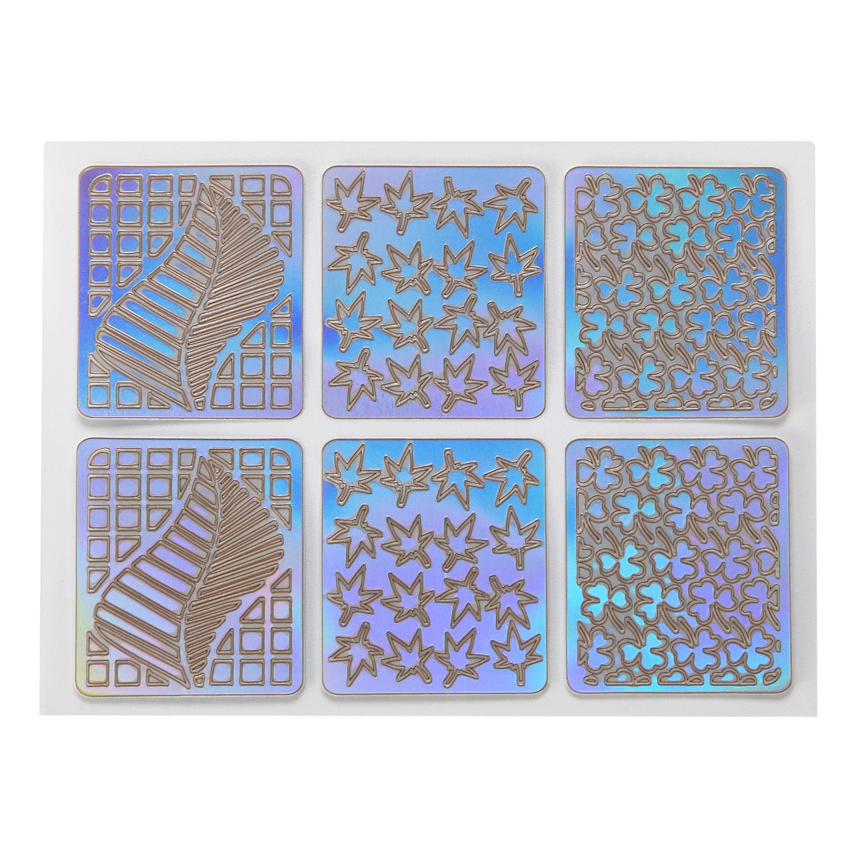 HKM-491795 Hollow Nail Art Printing Stickers for Creative Designs