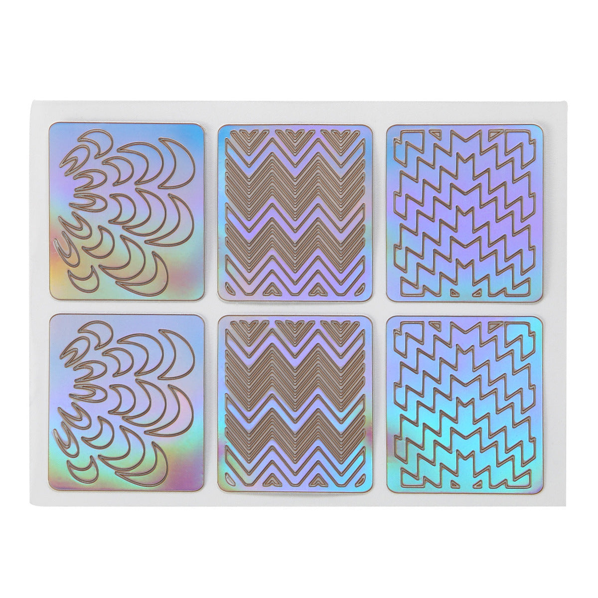 HKM-491795 Hollow Nail Art Printing Stickers for Creative Designs
